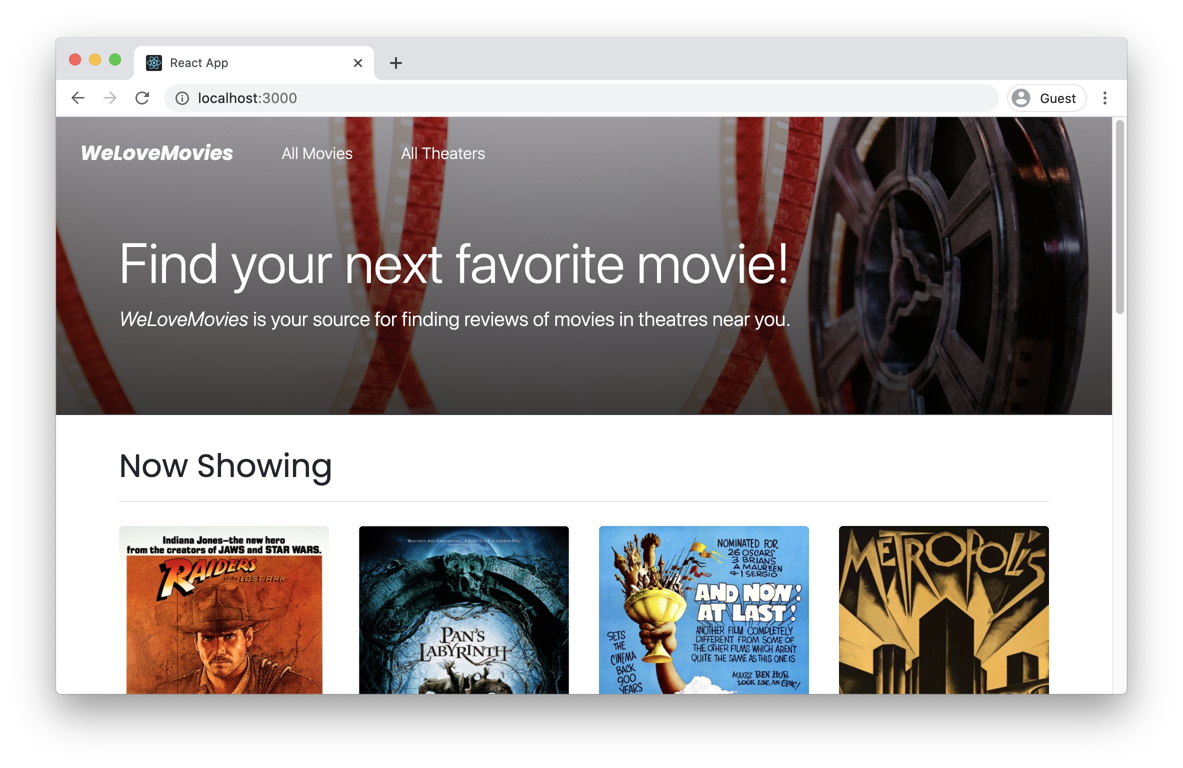 Screenshot of We Love Movies