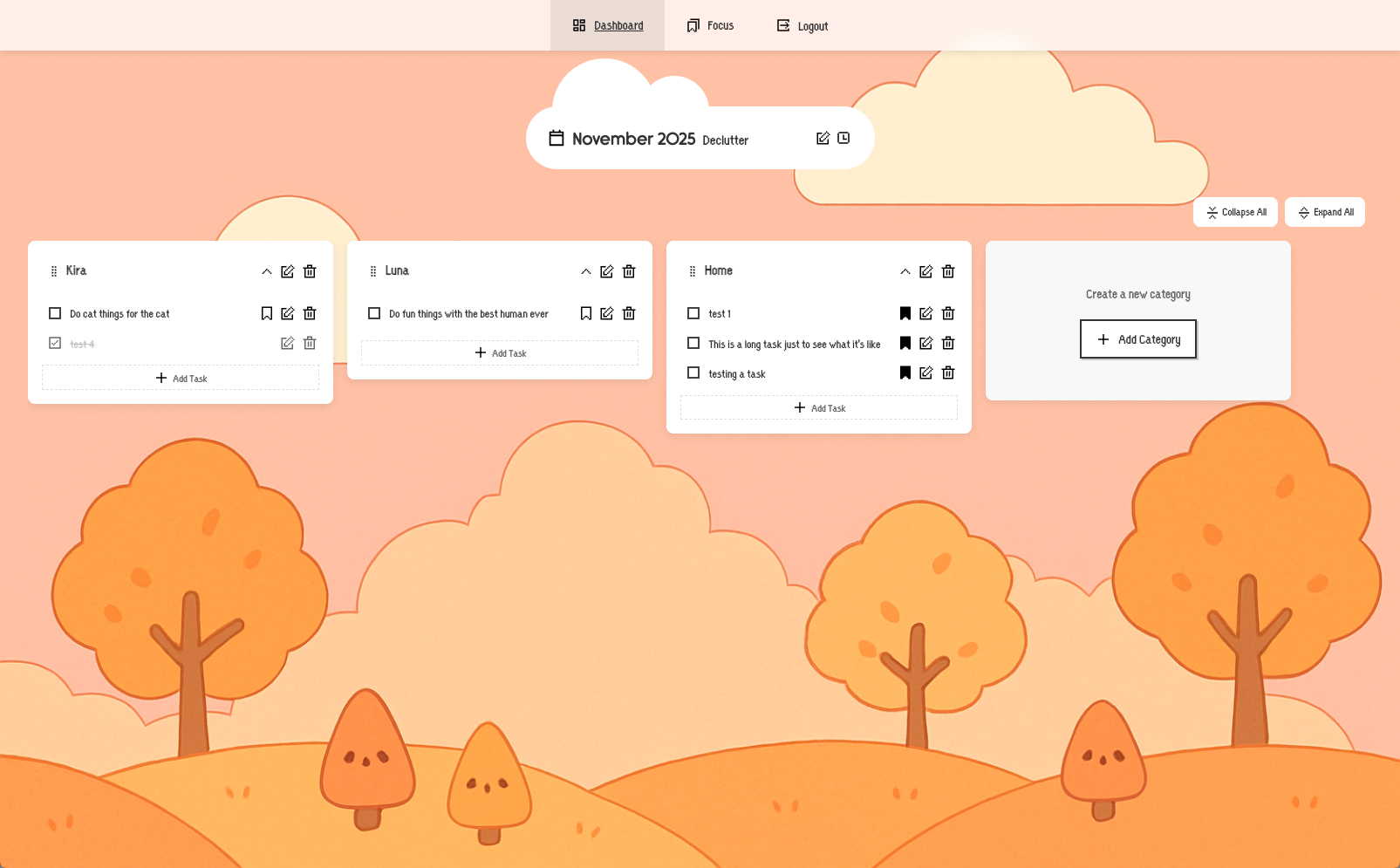 Screenshot of My Cozy Focus