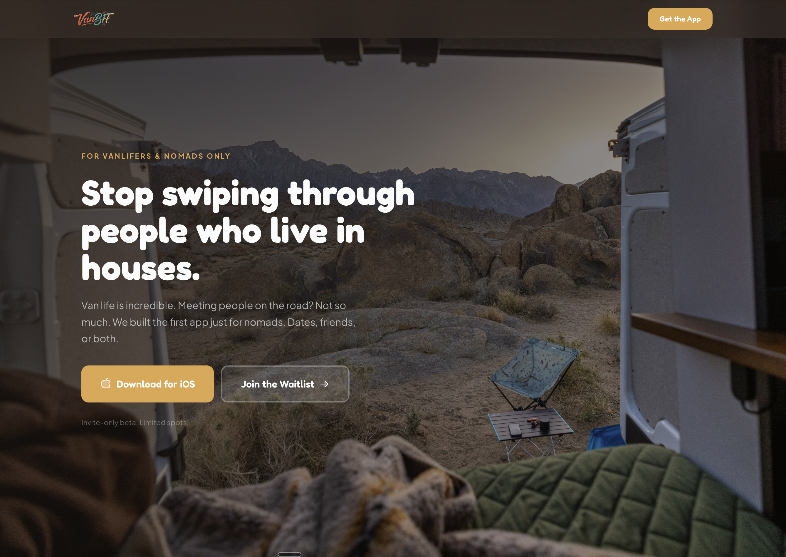 Screenshot of Van Bff